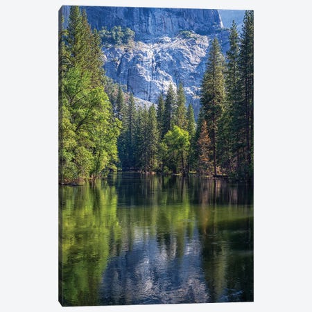 Reflections On The Merced River Canvas Print #JGL729} by Joseph S. Giacalone Canvas Artwork