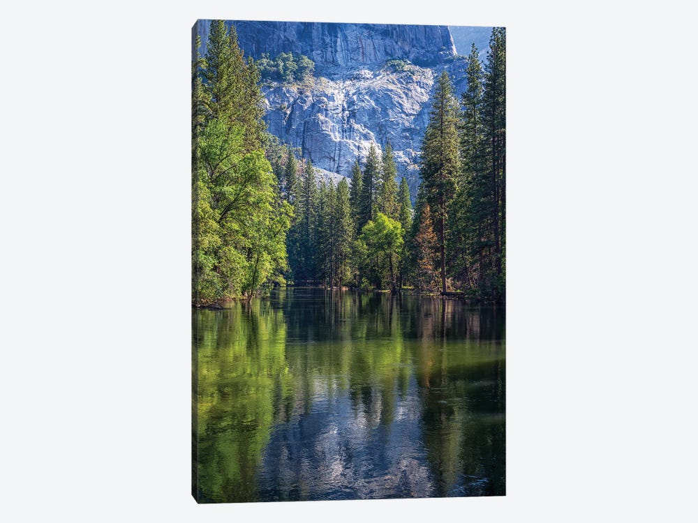 Reflections On The Merced River by Joseph S. Giacalone 1-piece Canvas Art