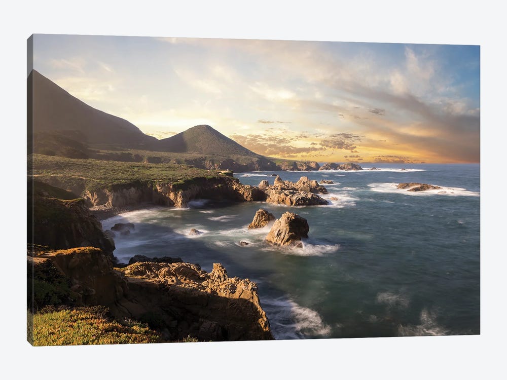 Magical Monterey California Coast by Joseph S. Giacalone 1-piece Canvas Art