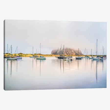 Morro Bay In Reflections Canvas Print #JGL73} by Joseph S. Giacalone Canvas Art