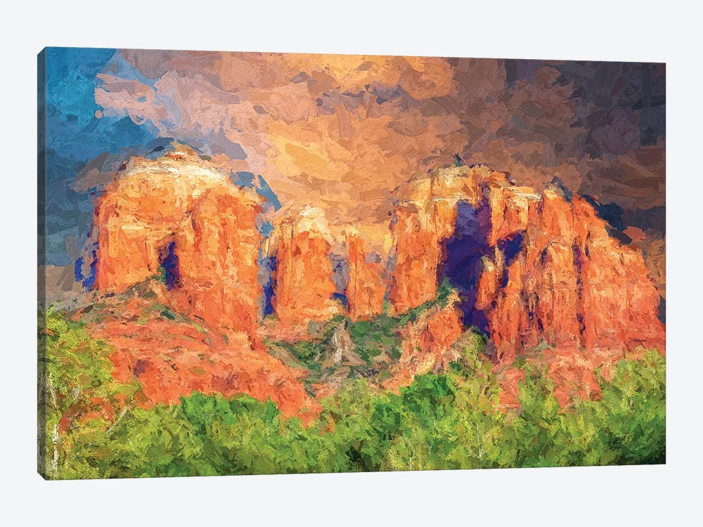 Cathedral Rock Beauty Sedona Arizona by Joseph S. Giacalone 1-piece Canvas Artwork