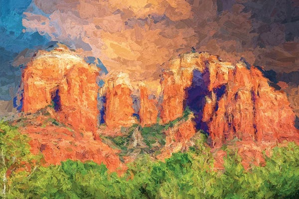 Sedona: Cathedral Rock Beauty Sedona Arizona by Joseph S. Giacalone
