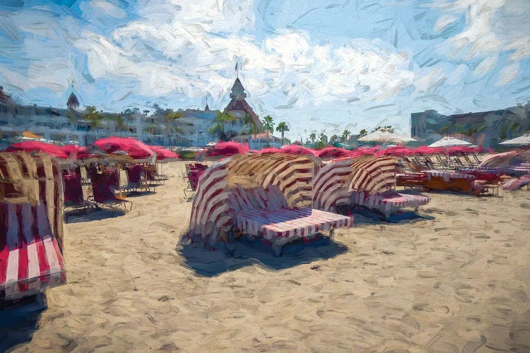 Summertime Fun By The Hotel Del by Joseph S. Giacalone wall art