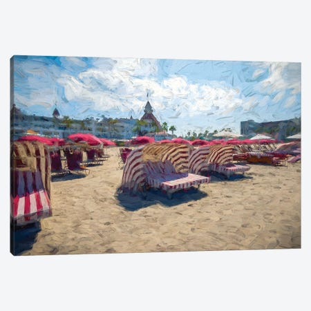 Summertime Fun By The Hotel Del Canvas Print #JGL745} by Joseph S. Giacalone Canvas Art Print