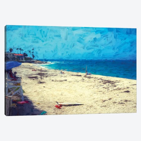 Summertime Vibes At Marine Street Beach Canvas Print #JGL746} by Joseph S. Giacalone Canvas Print