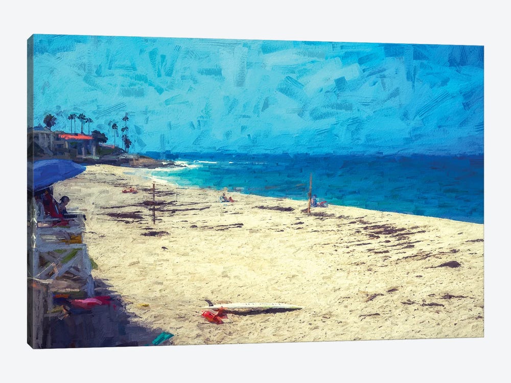 Summertime Vibes At Marine Street Beach by Joseph S. Giacalone 1-piece Canvas Print