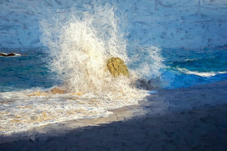 Impact On The Monterey California Coastline by Joseph S. Giacalone wall art