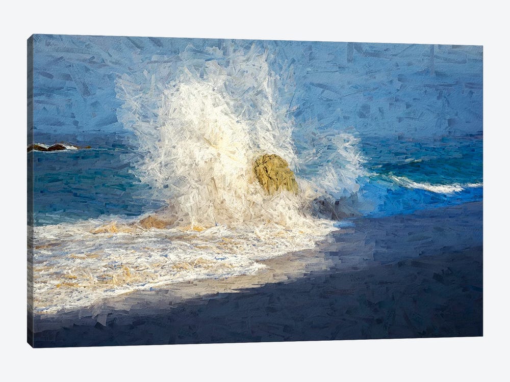 Impact On The Monterey California Coastline by Joseph S. Giacalone 1-piece Art Print