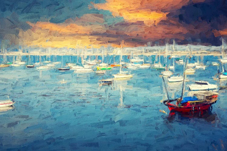 So Colorful At Monterey Bay by Joseph S. Giacalone wall art