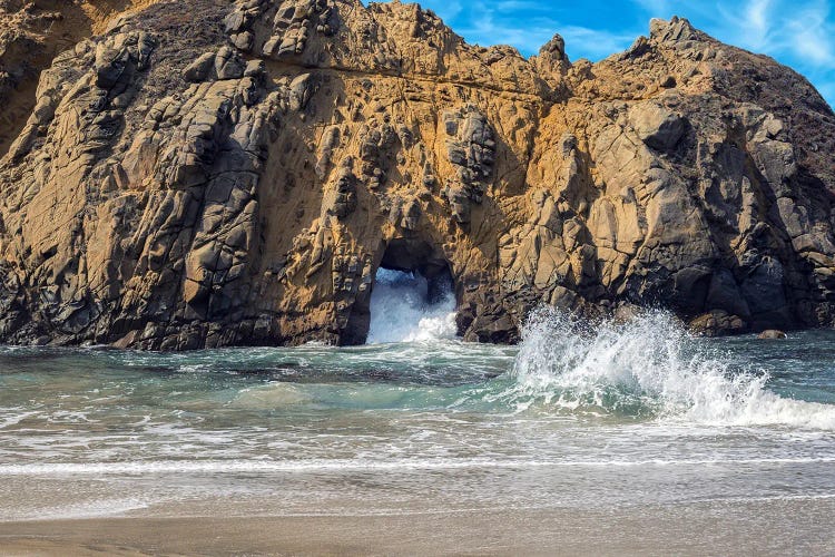 Keyhole Arch At Pfeiffer Beach