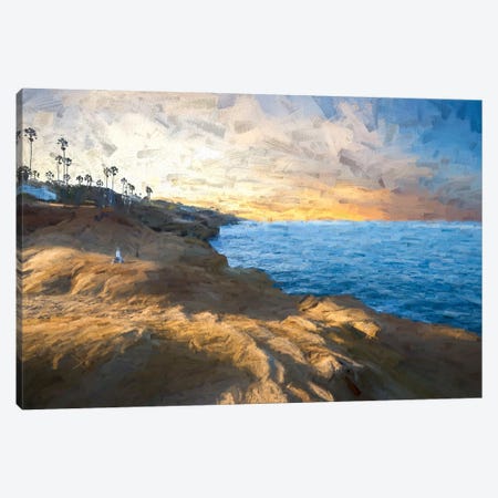 Sunset Cliffs Natural Park Coastal Paradise Canvas Print #JGL770} by Joseph S. Giacalone Canvas Art Print