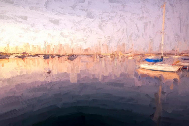 San Diego Harbor Nautical Impressions by Joseph S. Giacalone wall art