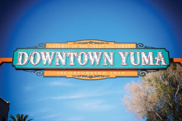 Signs: Downtown Yuma Marquee by Joseph S. Giacalone