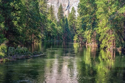 Merced River - Yosemite National Park by Joseph S. Giacalone multi panel art