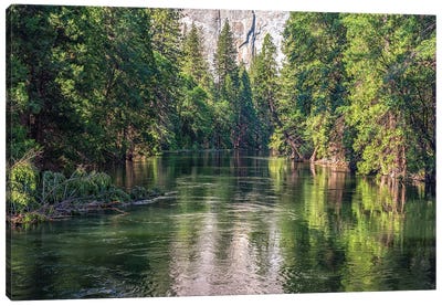 Merced River - Yosemite National Park Canvas Art Print - Joseph S Giacalone