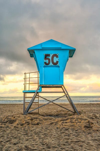 5C At Coronado Central Beach by Joseph S. Giacalone acrylic art print