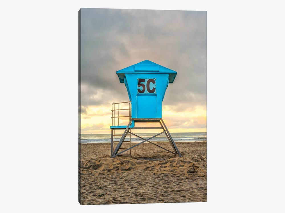 5C At Coronado Central Beach by Joseph S. Giacalone 1-piece Canvas Artwork