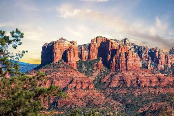 Sedona: Cathedral Rock In Sedona by Joseph S. Giacalone