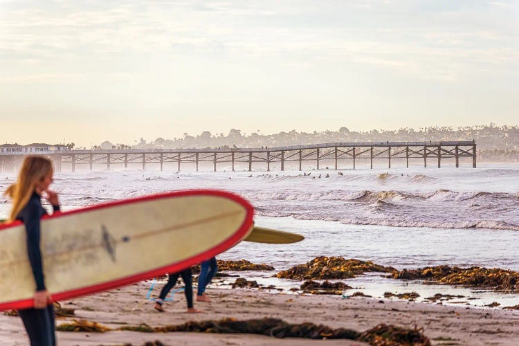 Surf Session - Tourmaline Beach by Joseph S. Giacalone wall art
