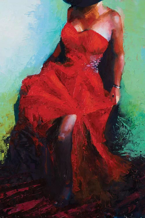 Lady in Red by Jenny Green wall art