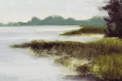 On an Island by Jenny Green framed wall art