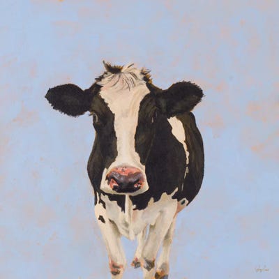 Onward Cow by Jenny Green framed wall art
