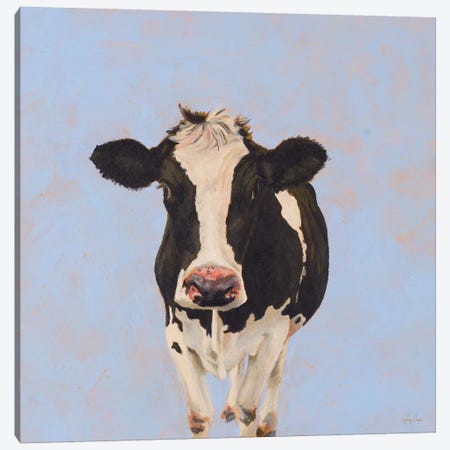 Onward Cow Canvas Print #JGN18} by Jenny Green Canvas Artwork