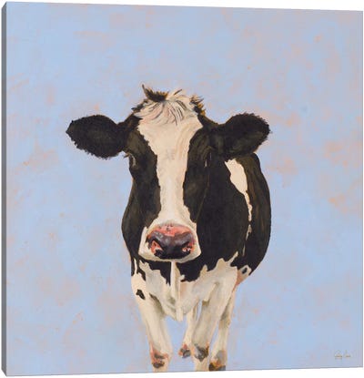 Onward Cow Canvas Art Print