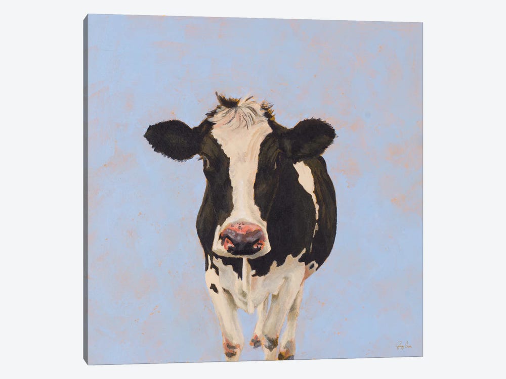 Onward Cow by Jenny Green 1-piece Art Print