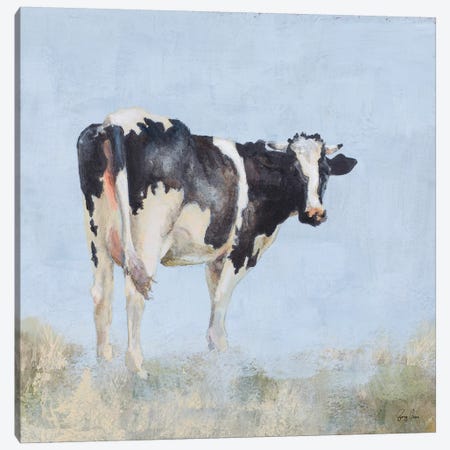 Posing Cow Canvas Print #JGN19} by Jenny Green Canvas Wall Art
