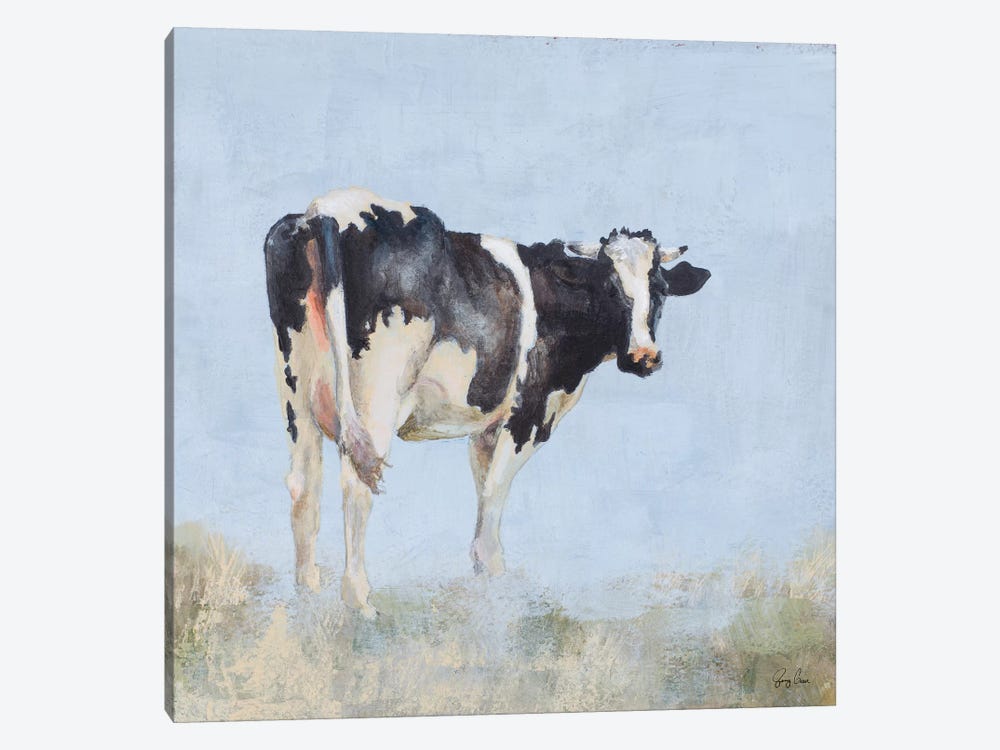Posing Cow by Jenny Green 1-piece Canvas Art