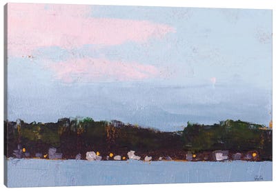 Across the Lake Canvas Art Print