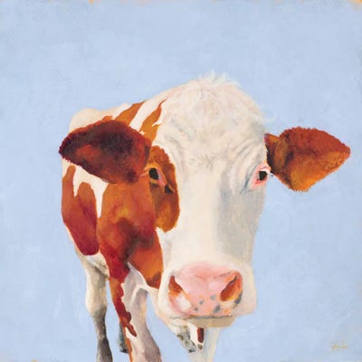 Cow Self Portrait by Jenny Green framed wall art