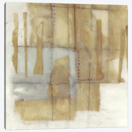 Paper Stitches I Canvas Print #JGO1017} by Jennifer Goldberger Canvas Print