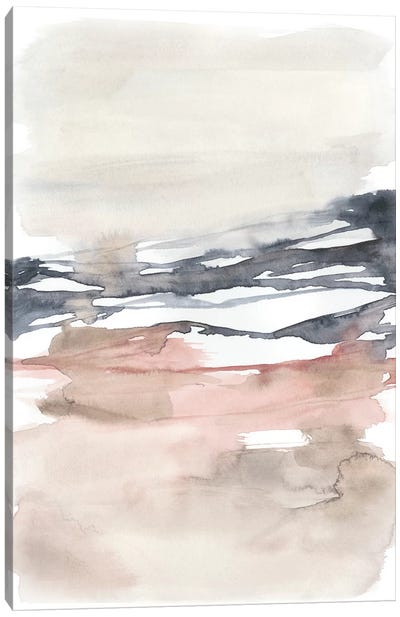 Tiered Horizon Line I Canvas Art Print - Gentle Pastel Art