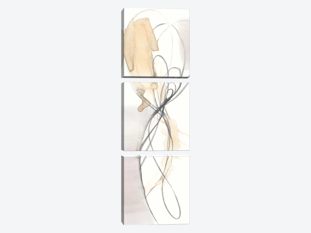 Twist Tie II by Jennifer Goldberger 3-piece Canvas Art