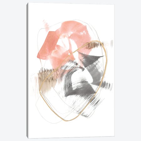 Blushing Circularity I Canvas Print #JGO1059} by Jennifer Goldberger Canvas Art