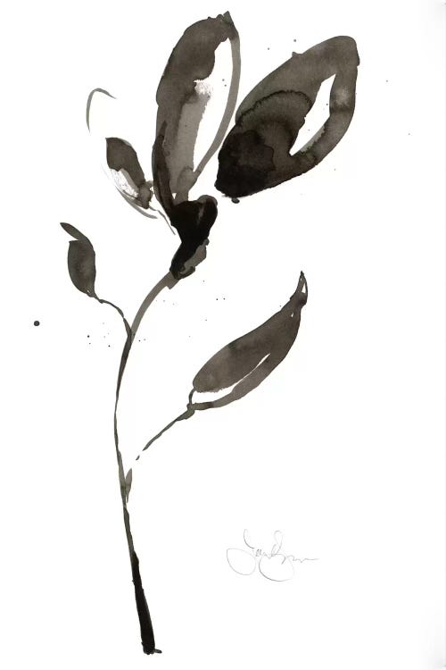 Solitary Sumi-e I by Jennifer Goldberger wall art