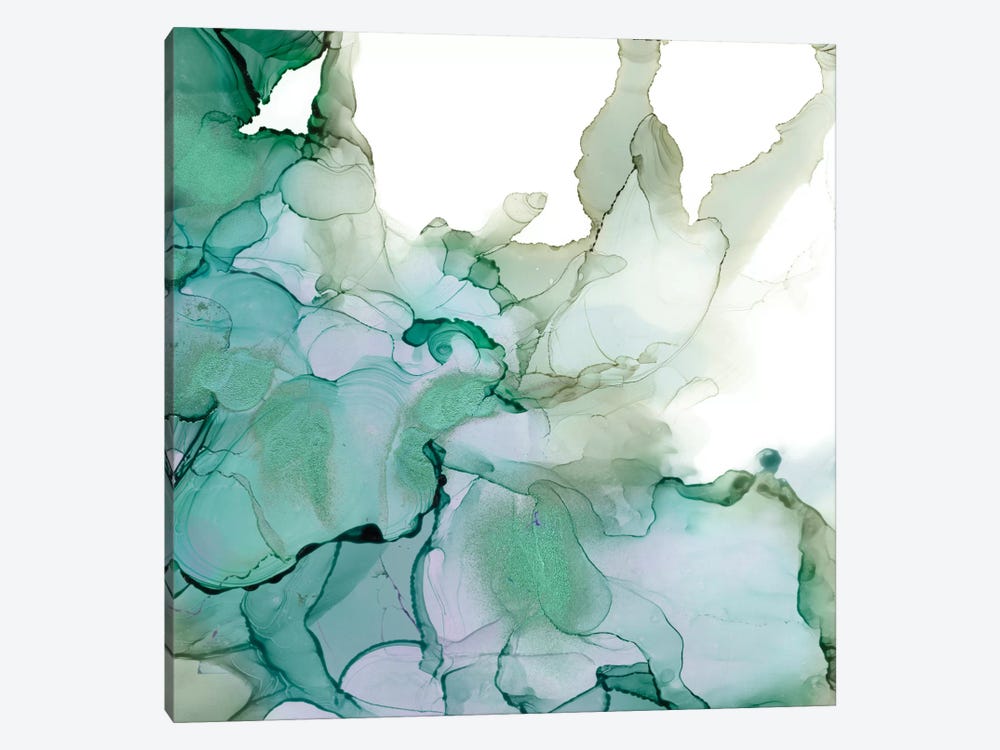 Emerald Cavern II by Jennifer Goldberger 1-piece Canvas Print