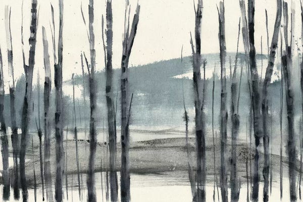 Abstract Floral & Botanical: Fluid Treeline I by Jennifer Goldberger