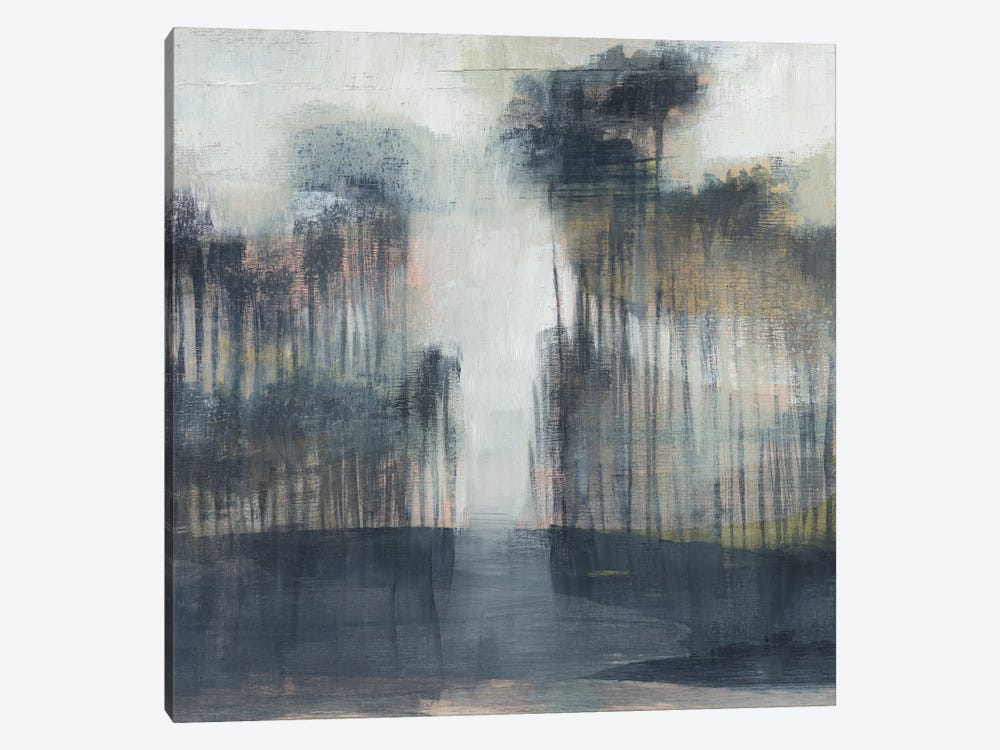 Illuminated Treeline II by Jennifer Goldberger 1-piece Canvas Print