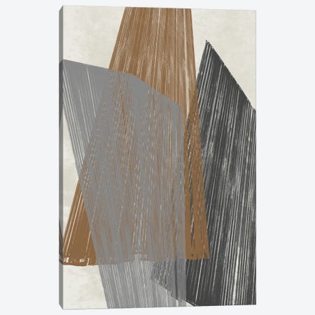 Triangle Stripes I Canvas Print #JGO112} by Jennifer Goldberger Art Print