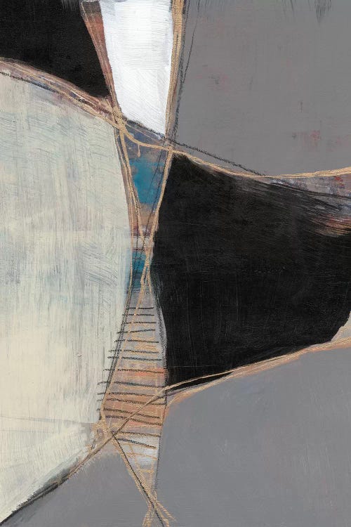 Segmented Neutrals I by Jennifer Goldberger wall art