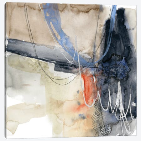 Abstract Coordinates I Canvas Print #JGO1150} by Jennifer Goldberger Art Print
