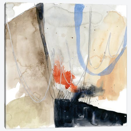 Abstract Coordinates V Canvas Print #JGO1154} by Jennifer Goldberger Canvas Wall Art