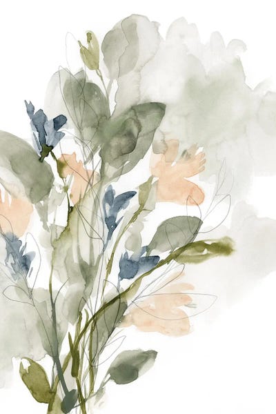 Flower Cluster I by Jennifer Goldberger art print