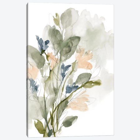 Flower Cluster I Canvas Print #JGO1173} by Jennifer Goldberger Canvas Art Print