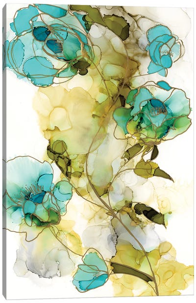 Flower Facets I Canvas Art Print - Jennifer Goldberger