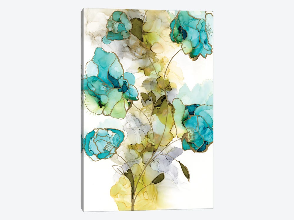 Flower Facets II by Jennifer Goldberger 1-piece Canvas Print