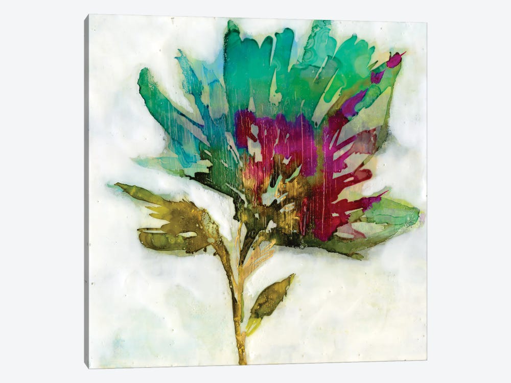 Fuchsia Splash I by Jennifer Goldberger 1-piece Art Print